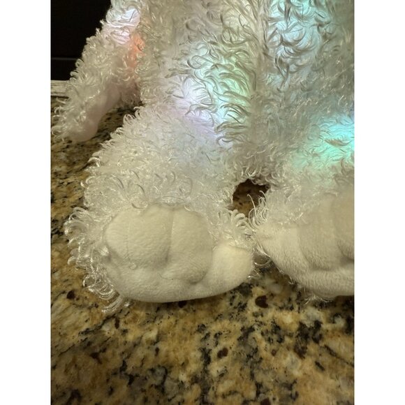 Cepia Glo E Monkey White Shaggy Color Kinetics 15" Light Up Plush Lovey Toy Rare - Picture 9 of 13